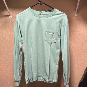 Teal Ivory Ella Long Sleeve